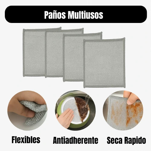 Paños de alambre para limpieza